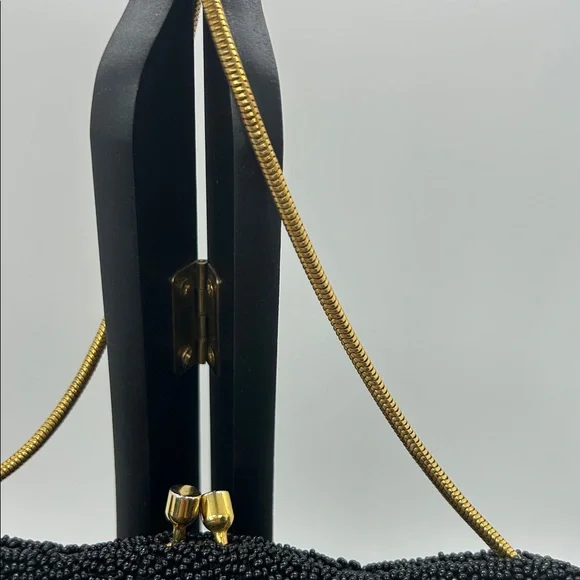 Winkelman’s Vintage Elegant Black Beaded Sequined Clutch Wristlet Purse Bag 🌺🌺 - Picture 6 of 8